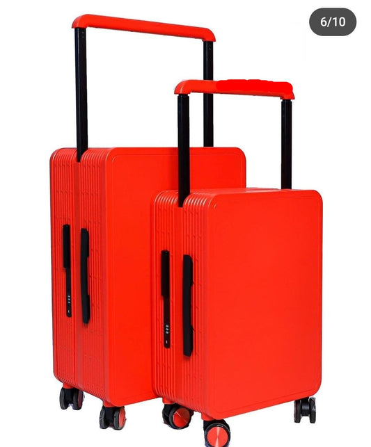 Suitcase 2pc Set (Zipperless) - Red