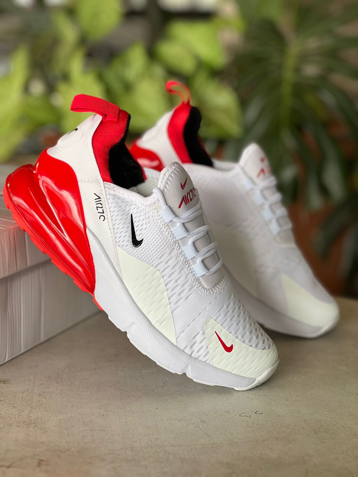 Nike Air Max 270 Sneakers - White Red