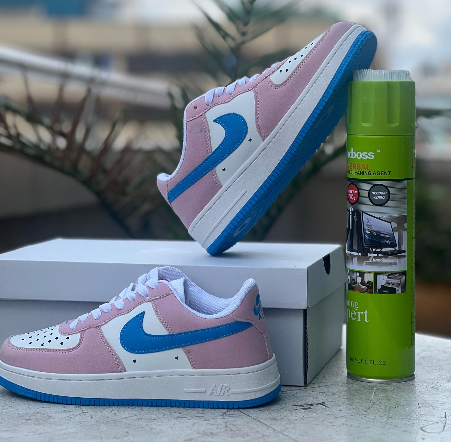 Nike Air Force 1 - Pink/Blue