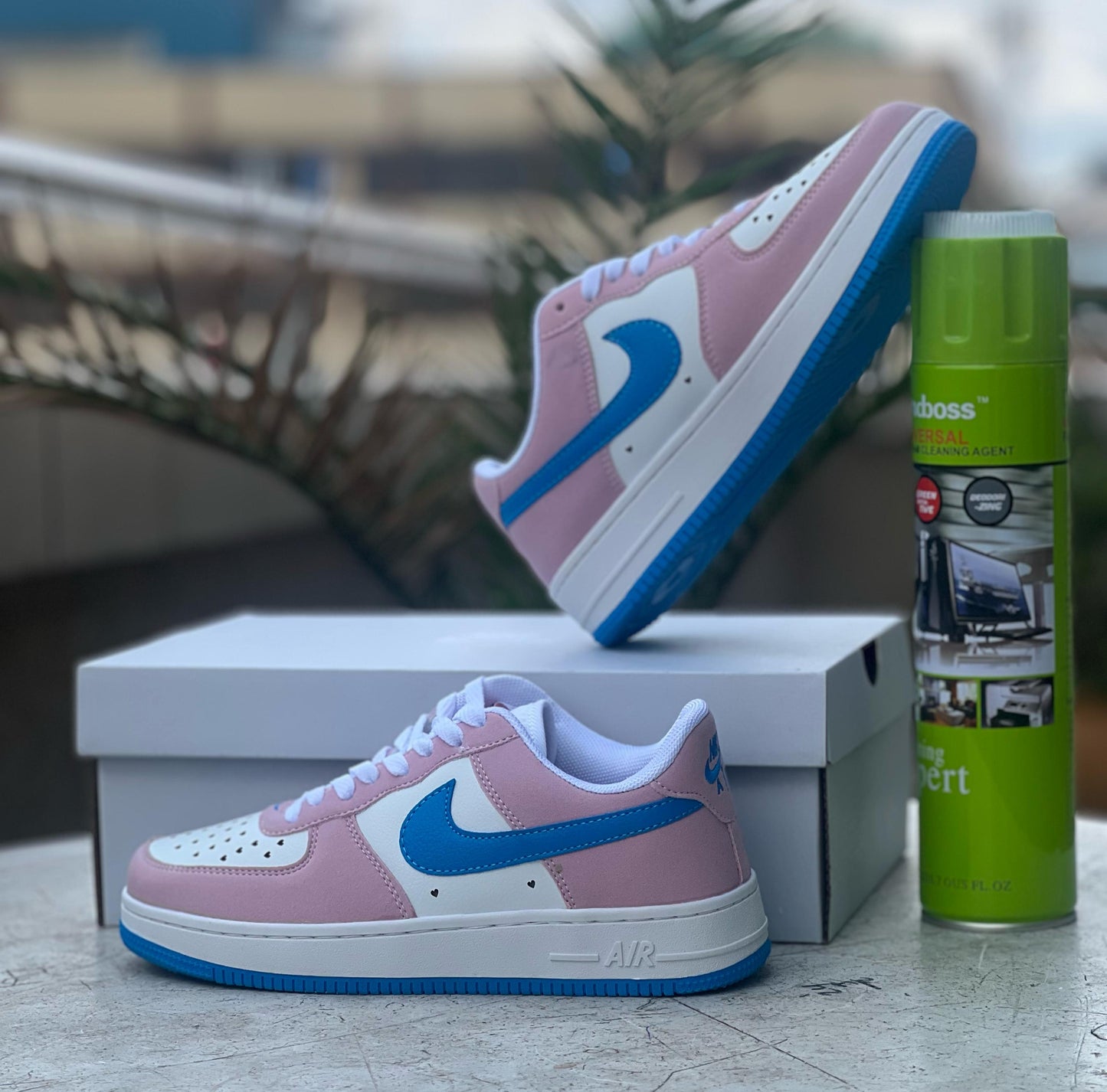 Nike Air Force 1 - Pink/Blue