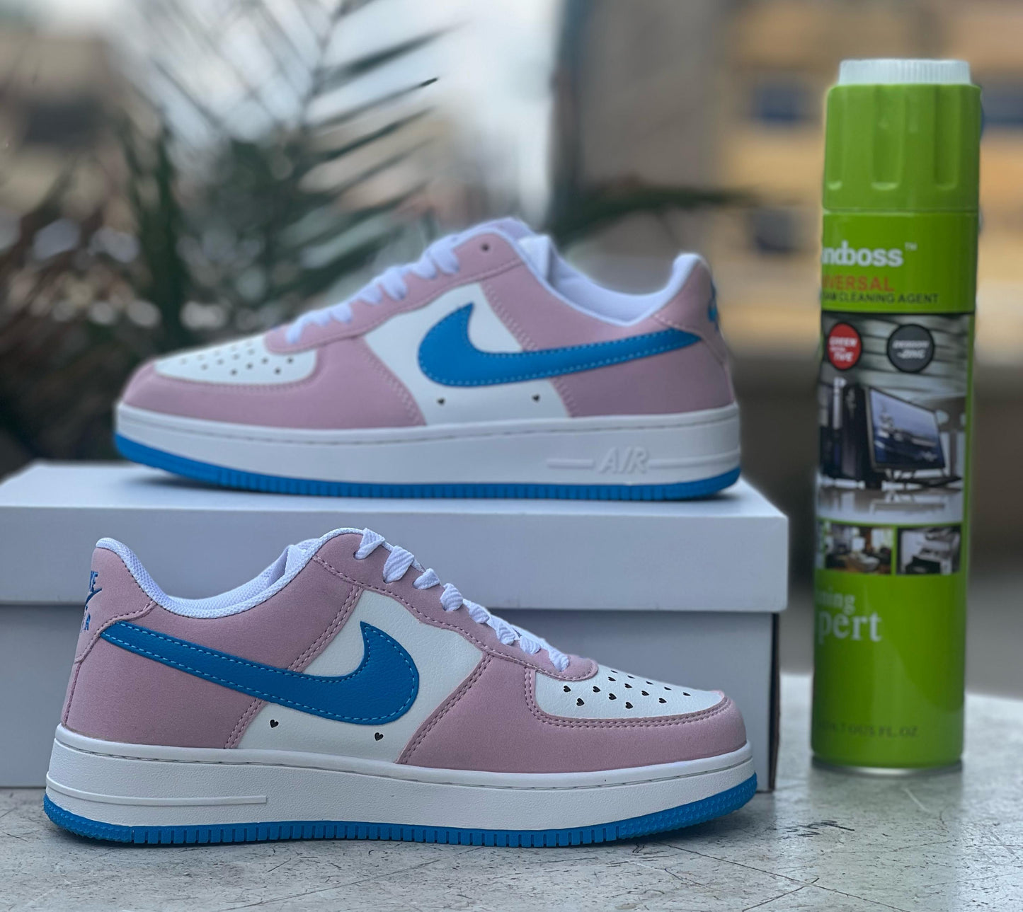 Nike Air Force 1 - Pink/Blue