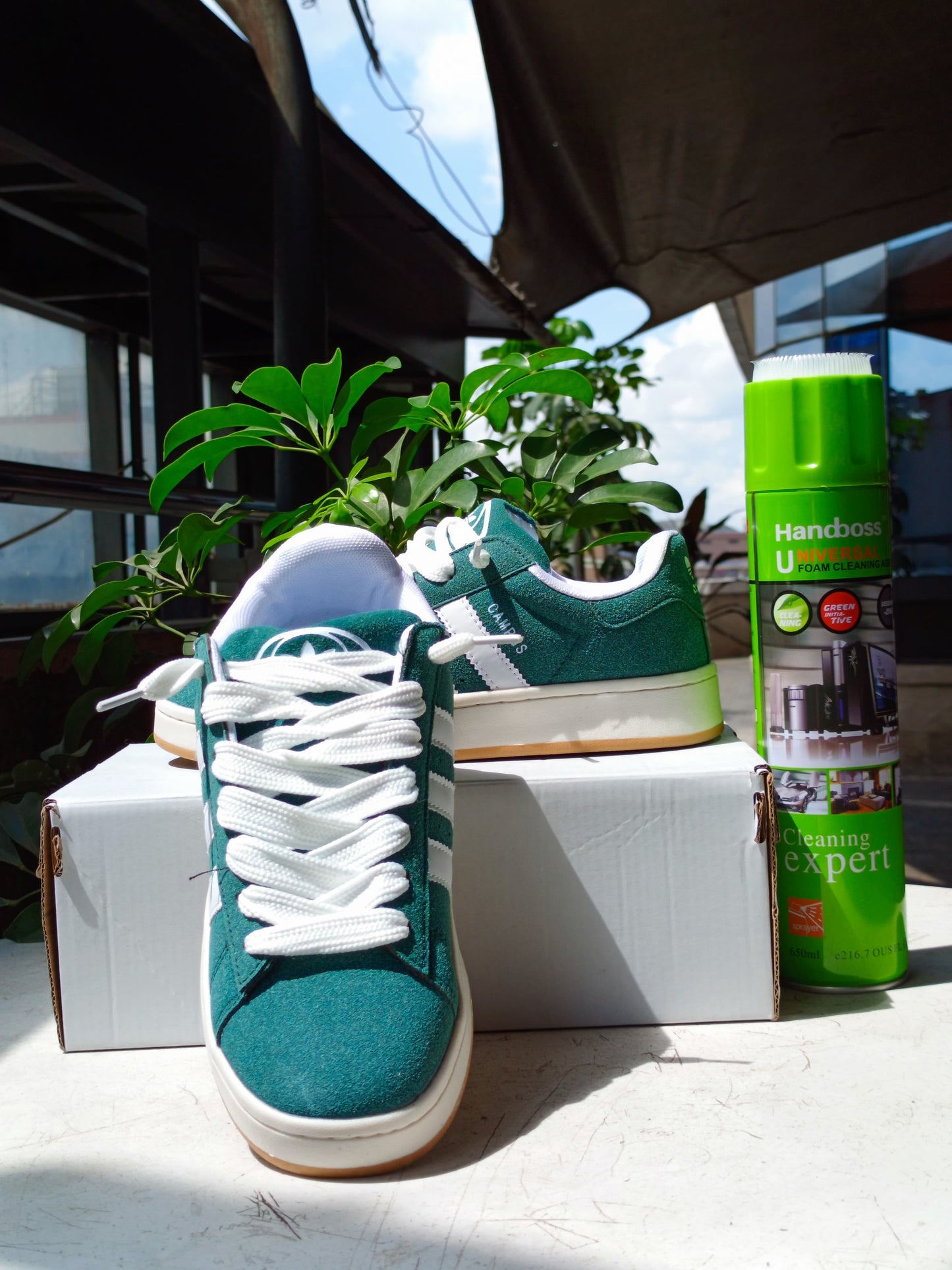 Adidas Campus Green/white