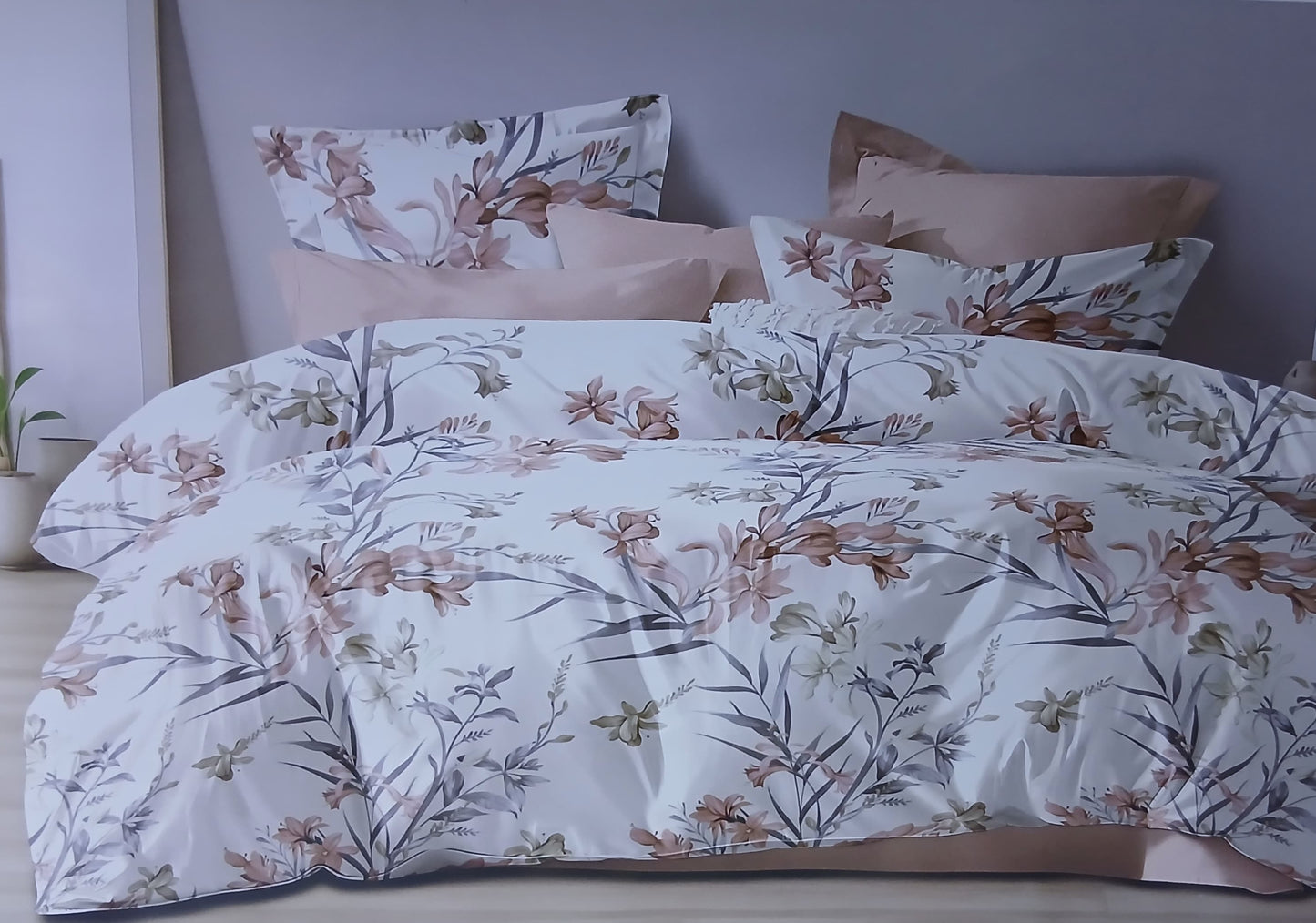 BELLA HOME 4-Piece Fitted Bedsheet Set 5*6