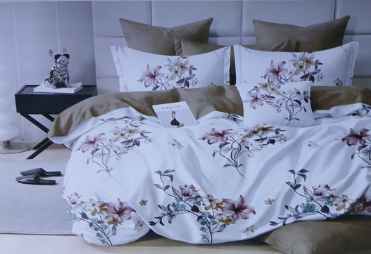 BELLA HOME 4-Piece Fitted Bedsheet Set 5*6