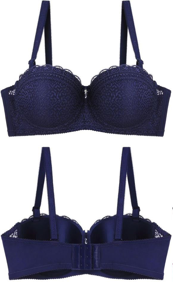 Thin Cup Textured Lace Bra #068