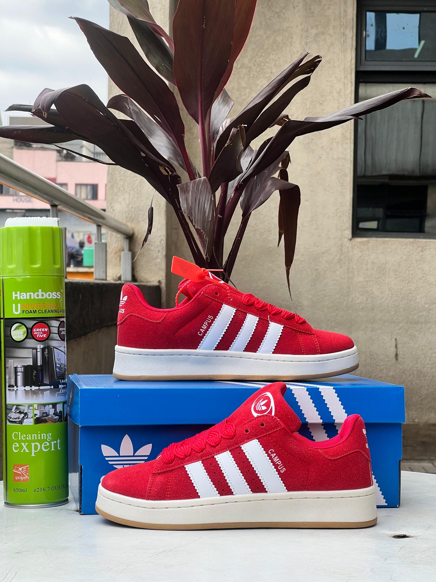Adidas Campus Red White