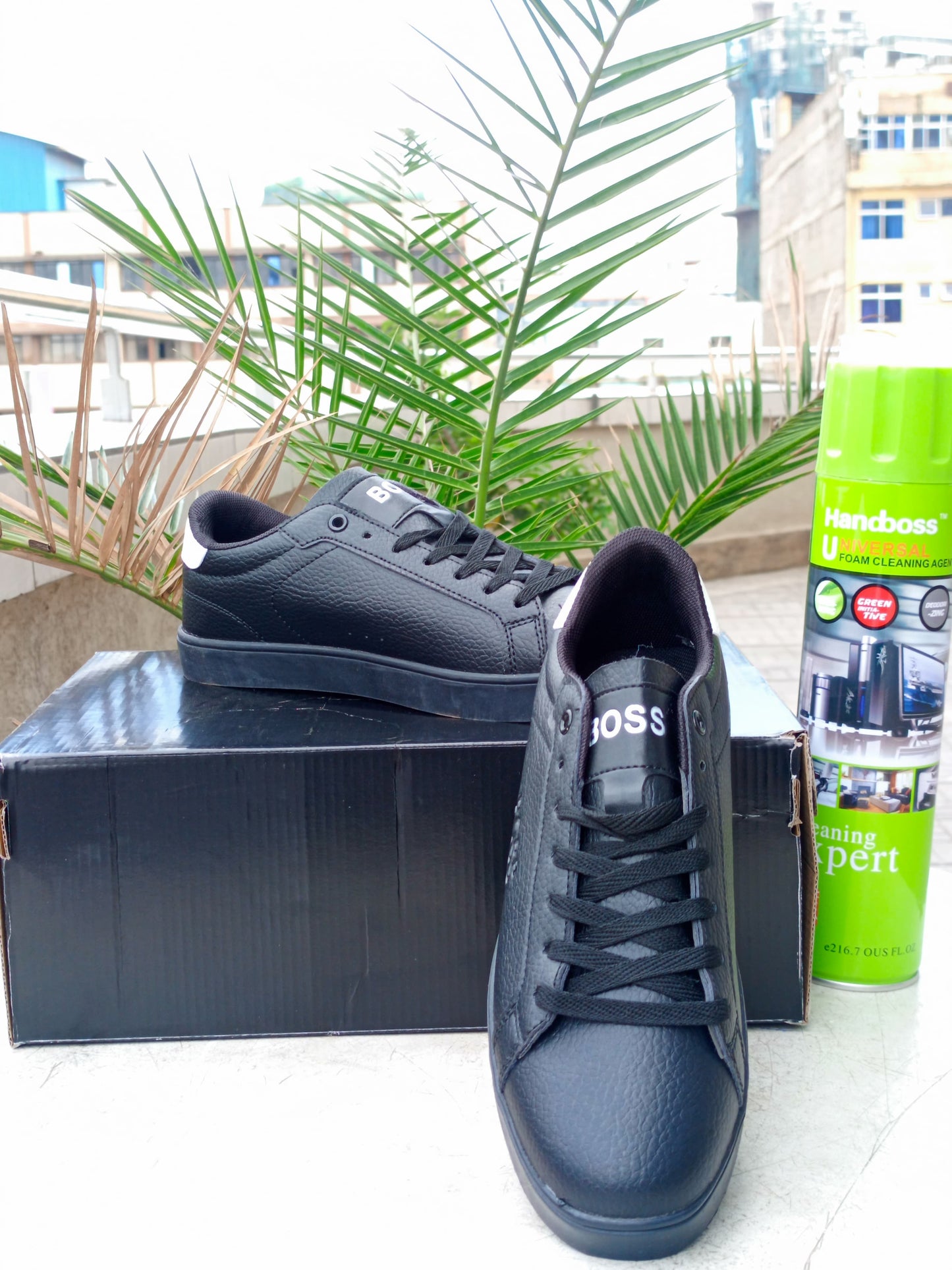 BOSS Black-White sole Casual Sneakers