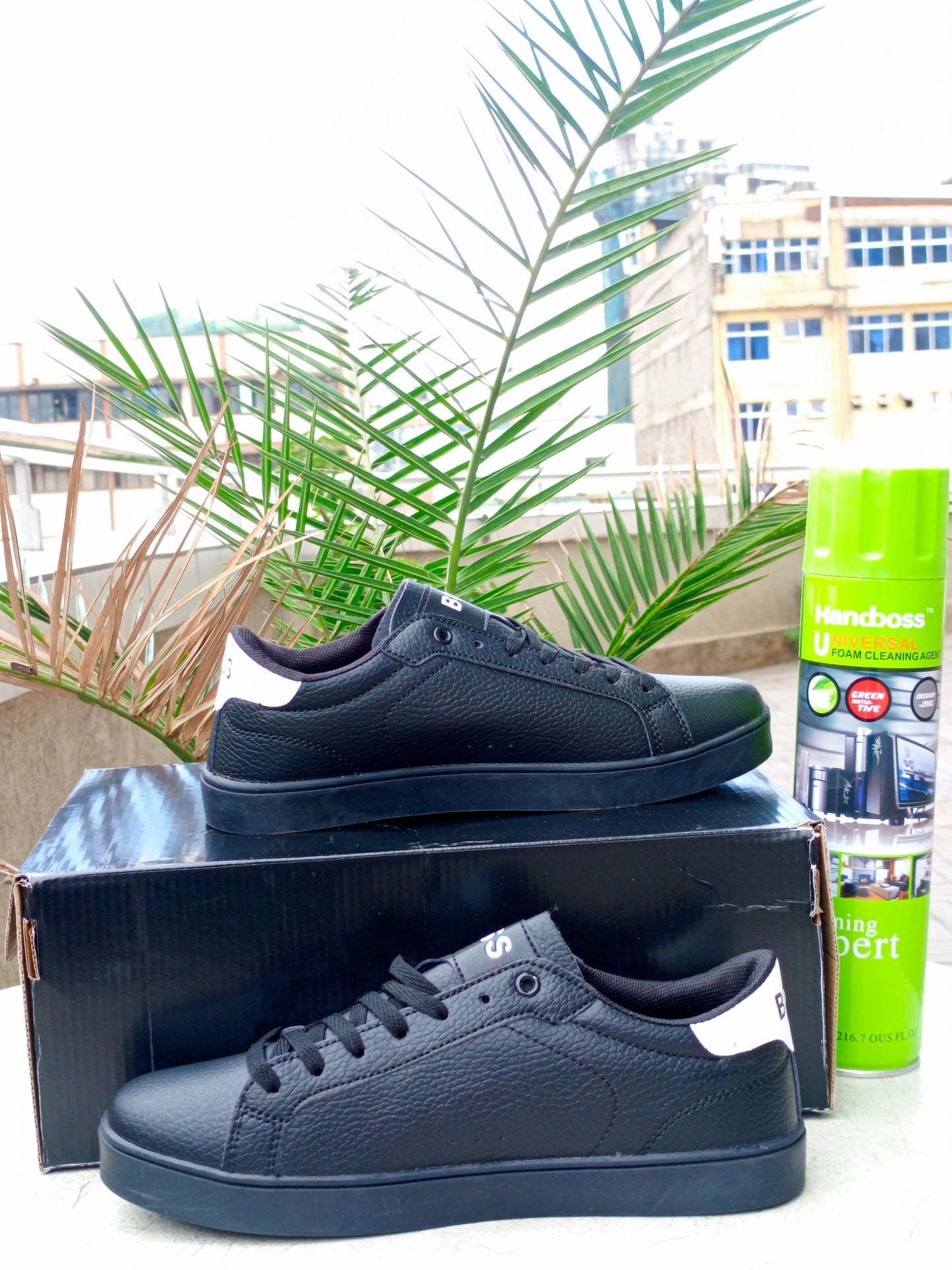 BOSS Black-White sole Casual Sneakers