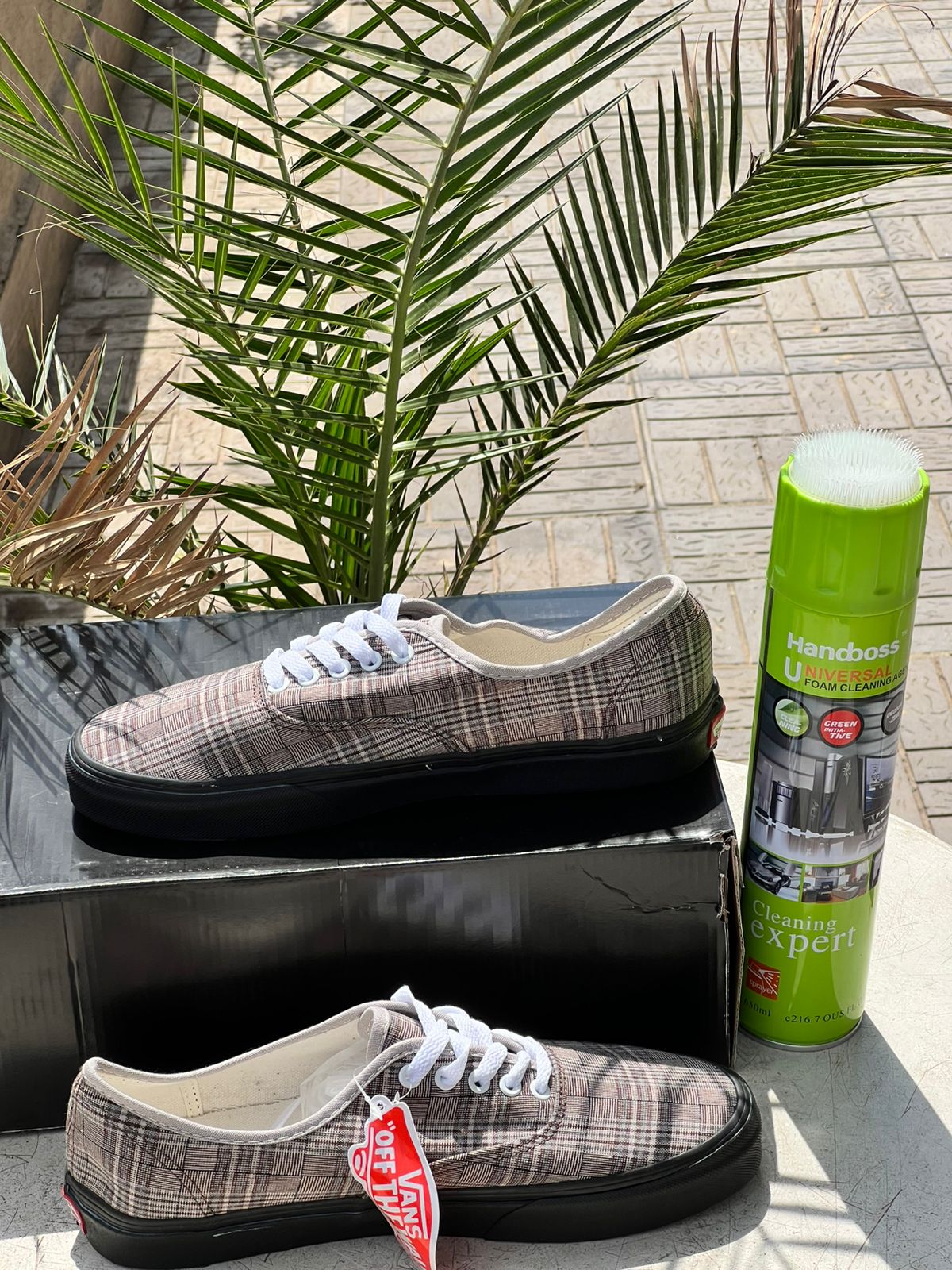 Vans Plaid Authentic-Style Canvas Sneakers