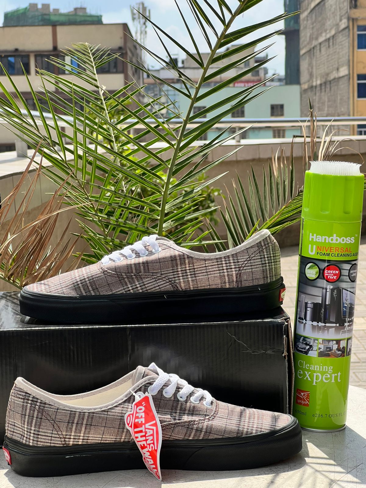 Vans Plaid Authentic-Style Canvas Sneakers