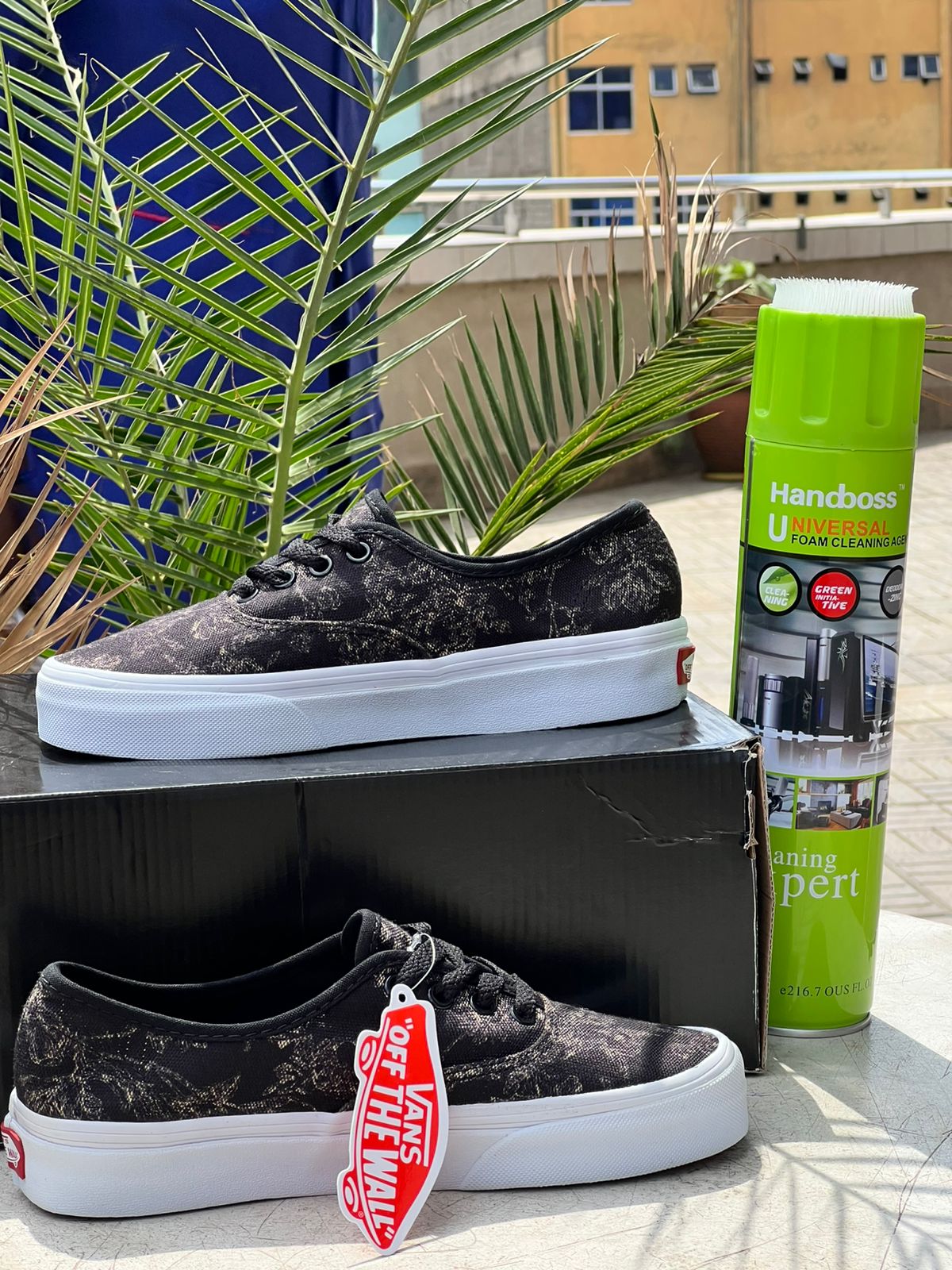 Vans Dark Abstract Sneakers