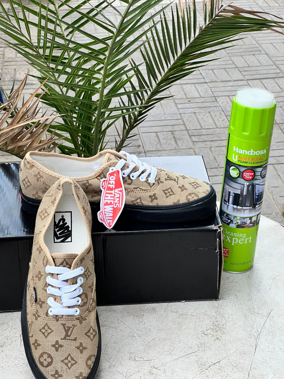 Vans Luxury Monogram Canvas Sneakers