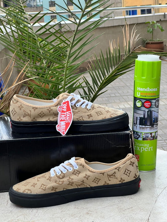 Vans Luxury Monogram Canvas Sneakers