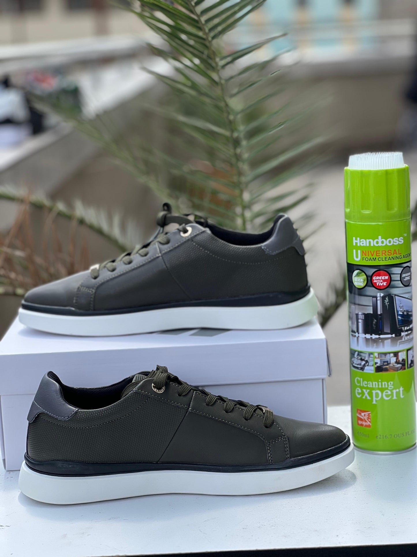 Aldu Men's Stylish Olive Green  Sneakers