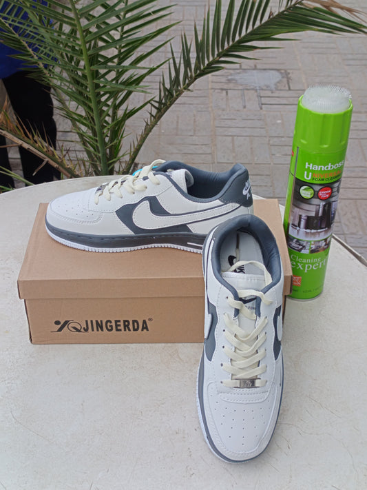 Air Force Sneakers Grey & Off-White