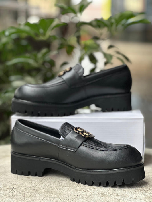 Balenciaga Urban Black & White Chunky Sole Sneakers