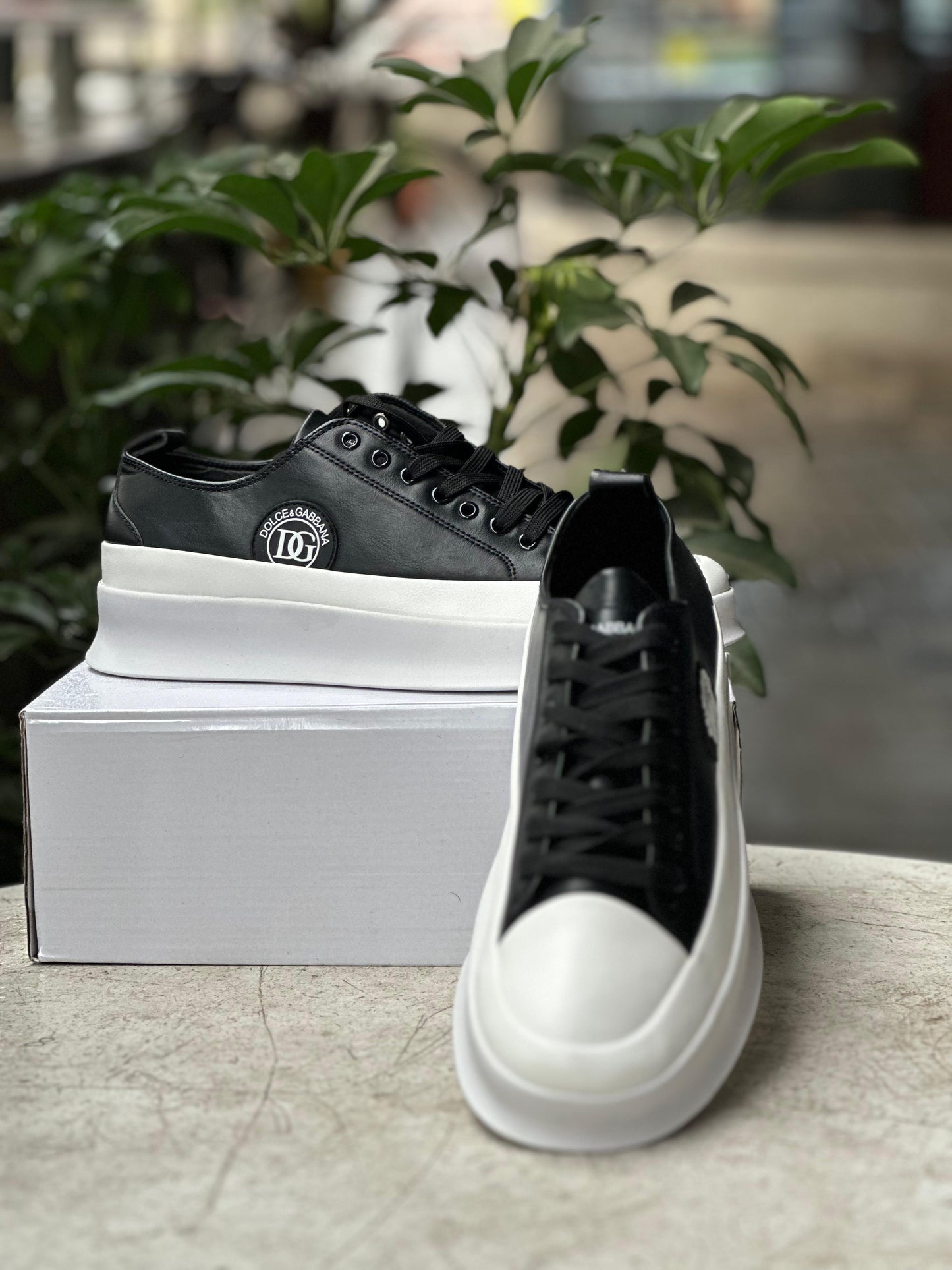 D&G  Platform Low-Top Sneakers