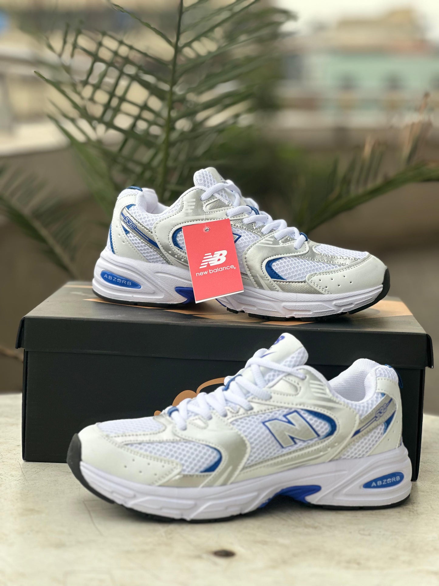 New Balance 530 “White / Silver / Blue” Running Sneakers