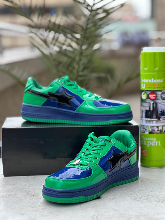 Bapesta Low – Green/Navy