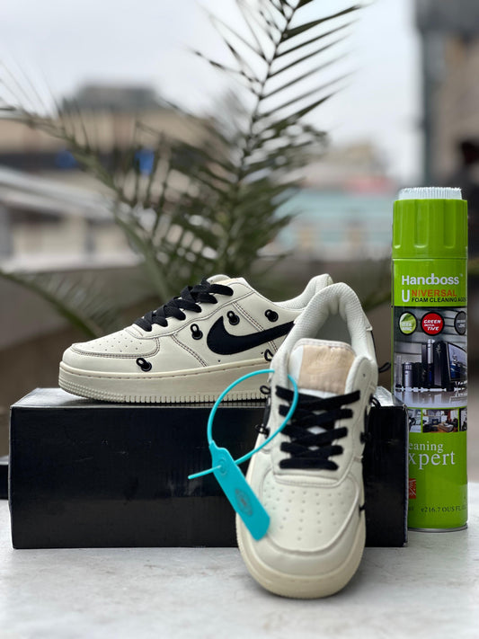 Nike Air Force 1 Double Lace -cream/Black.