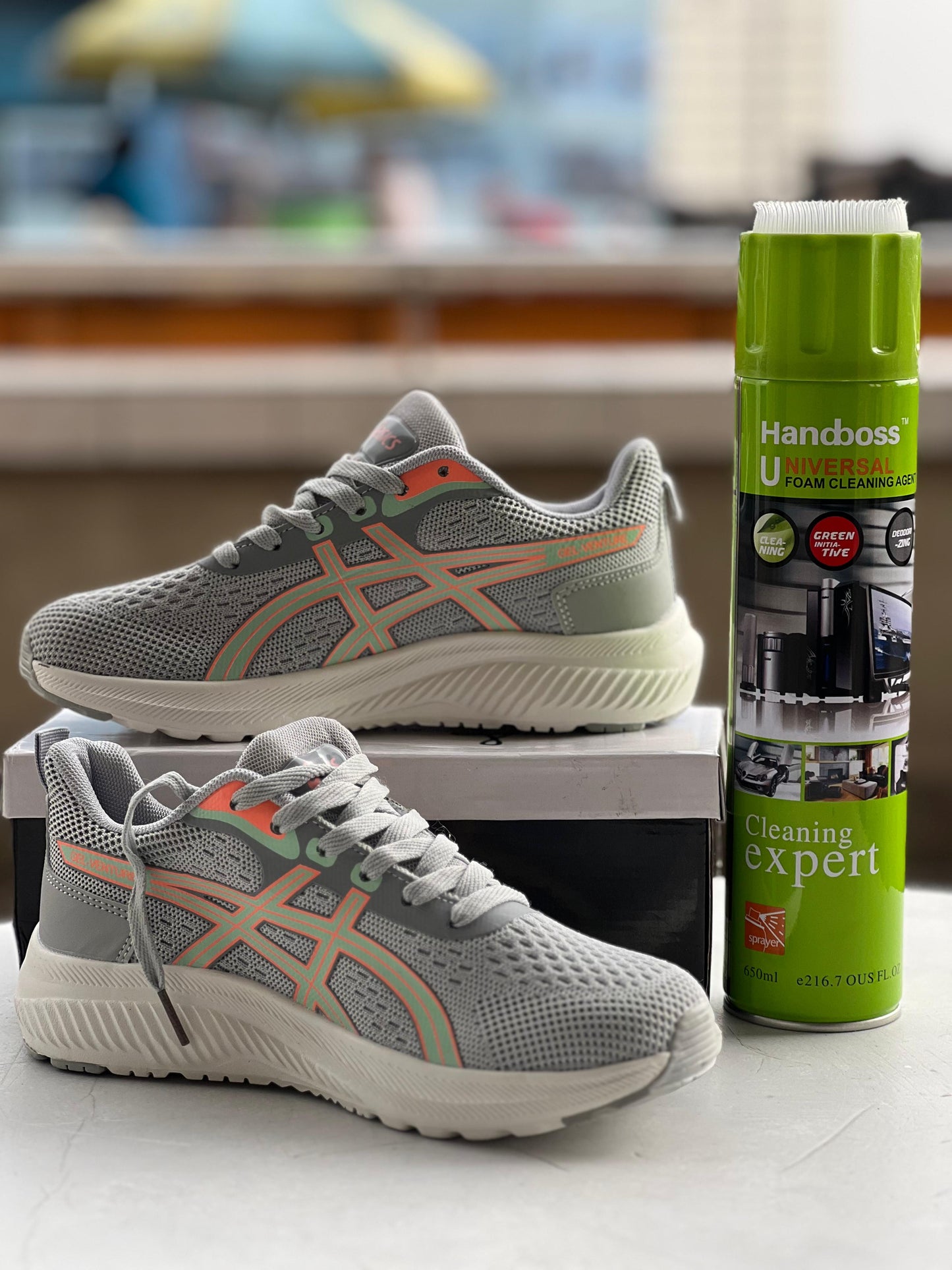 Asics Gel-Contend Grey/Coral