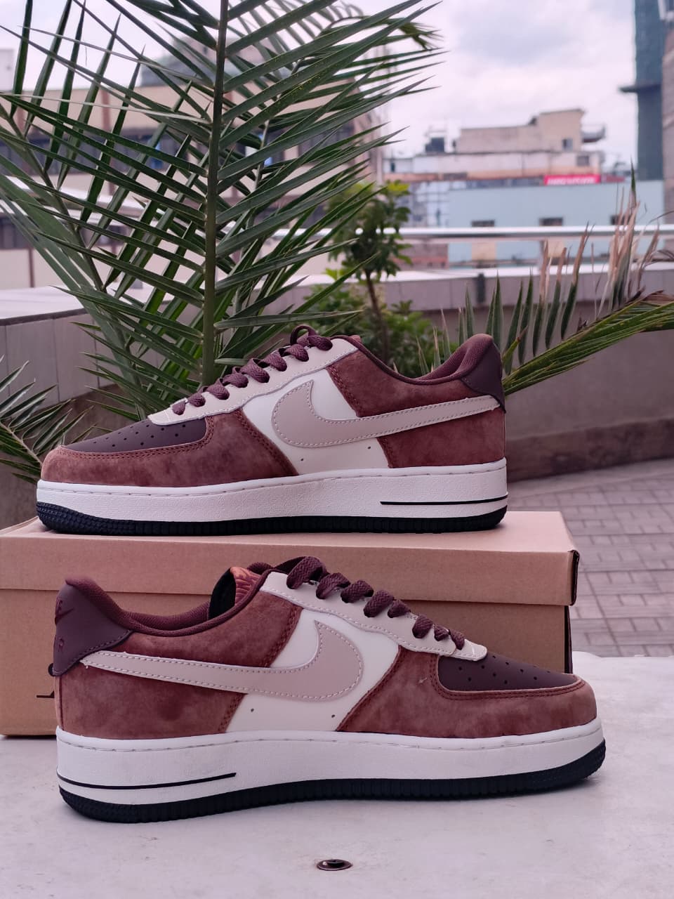 Nike Air Force 1 Low – Brown Suede/Cream Edition