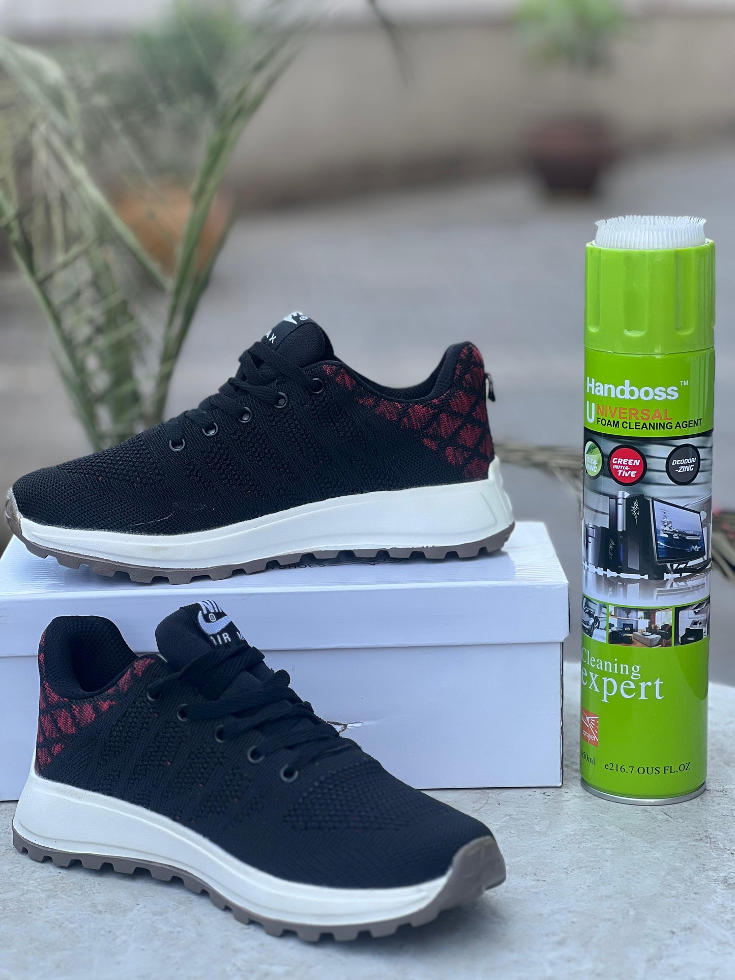 Air Max Mesh Comfort – Black Red Edition