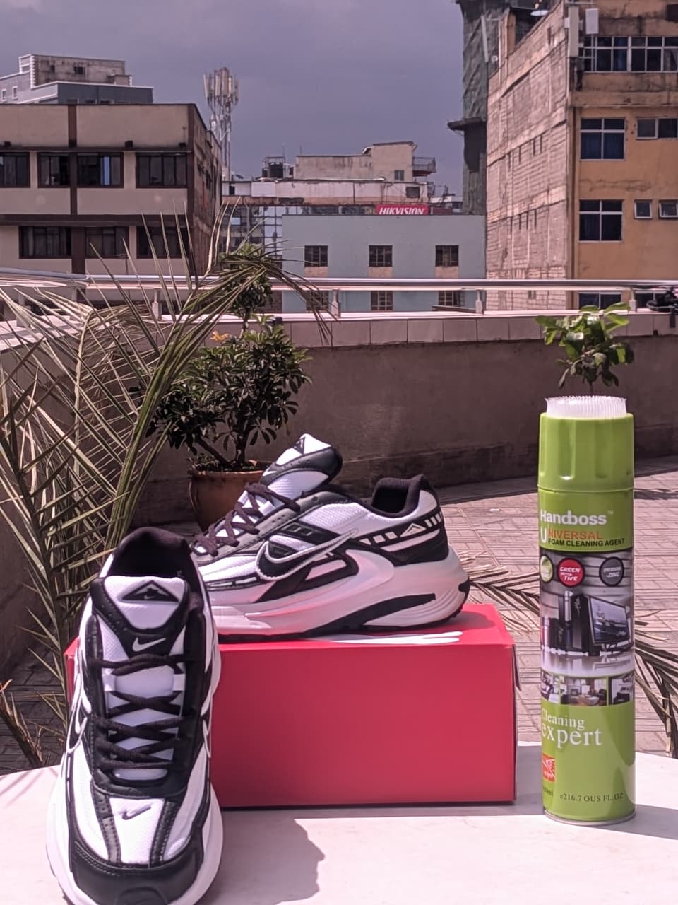 Nike Black & White Retro Runner Sneakers