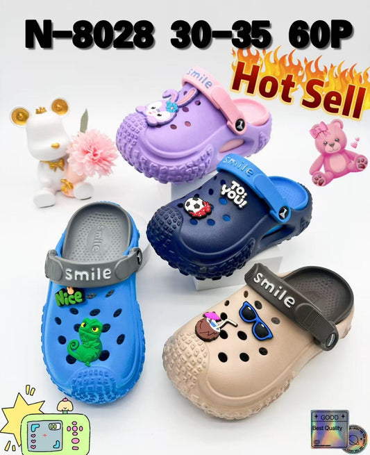 N-8028 Smile Kids’ Slippers
