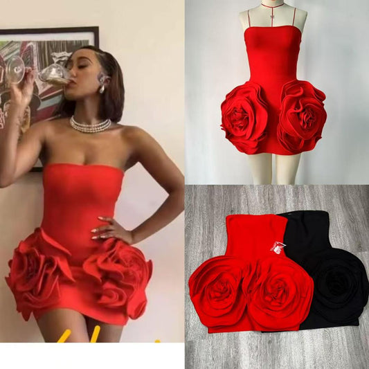 571 The "Blooming Bloom" Sculptural Mini Dress