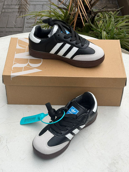 Adidas Samba Kids- Black White