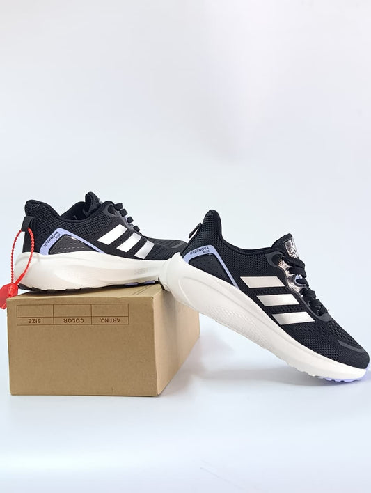 Adidas Running Sneakers-Black White