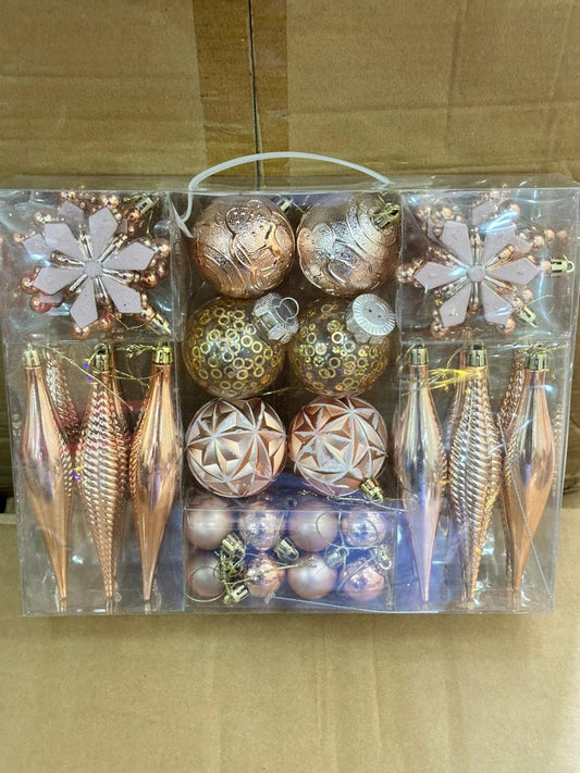 Pastel Sprinkled Ornaments