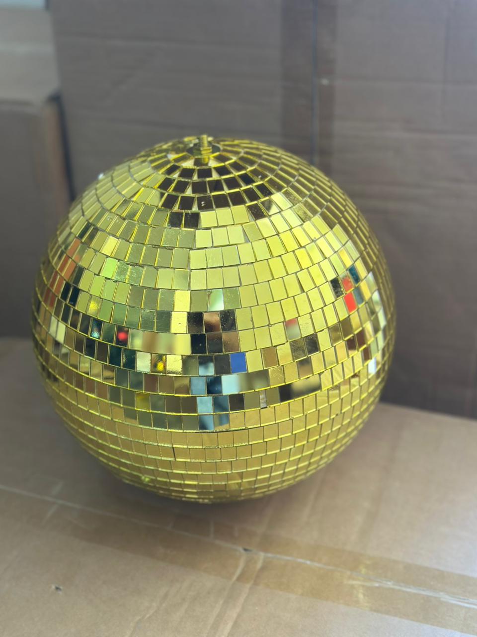 Gold Disco Ball 25cm