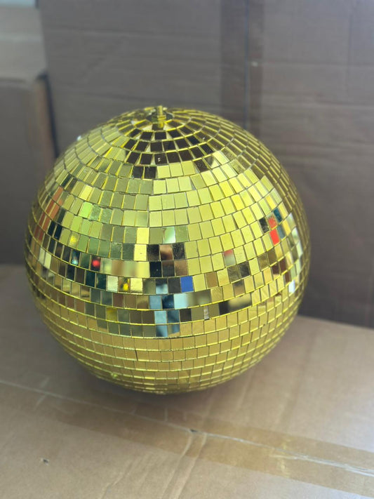 Gold Disco Ball 25cm