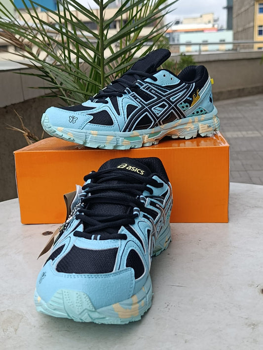 ASICS  Trail Runner - Black & Aqua Blue