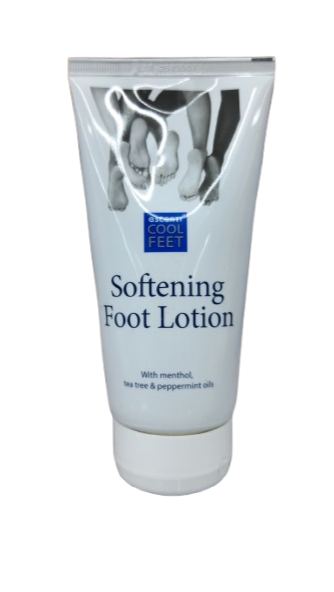 Escenti Cool Feet Softening Foot Lotion with Menthol, Tea Tree & Peppermint Oils