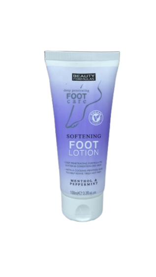 Beauty Formulas Softening Foot Lotion with Menthol & Peppermint