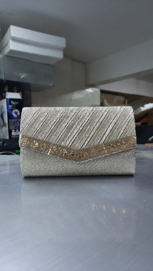 Glittering Gold Evening Clutch