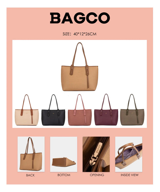 BAGCO Grand Commuter Tote Handbag