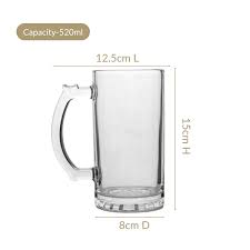 Tall Glass Mug