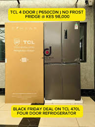 TCL Cross Door Refrigerator, *P560CDN