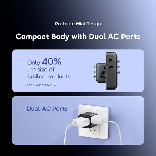 oraimo PowerOmni 251 2500W Multi-Plug Travel Converter