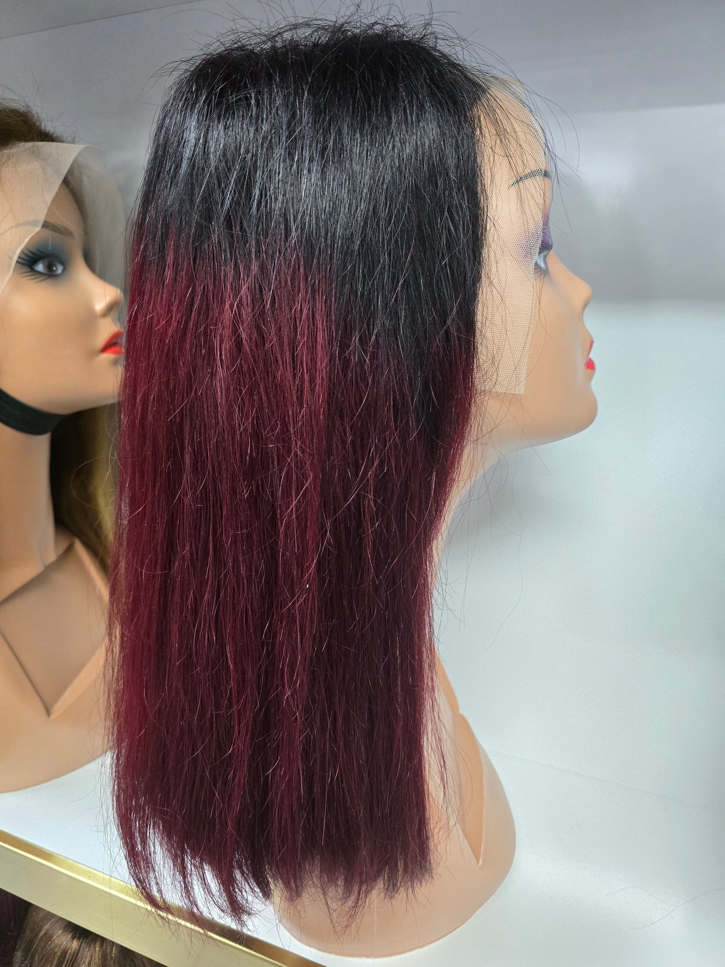 Bob human hair wig (Black)