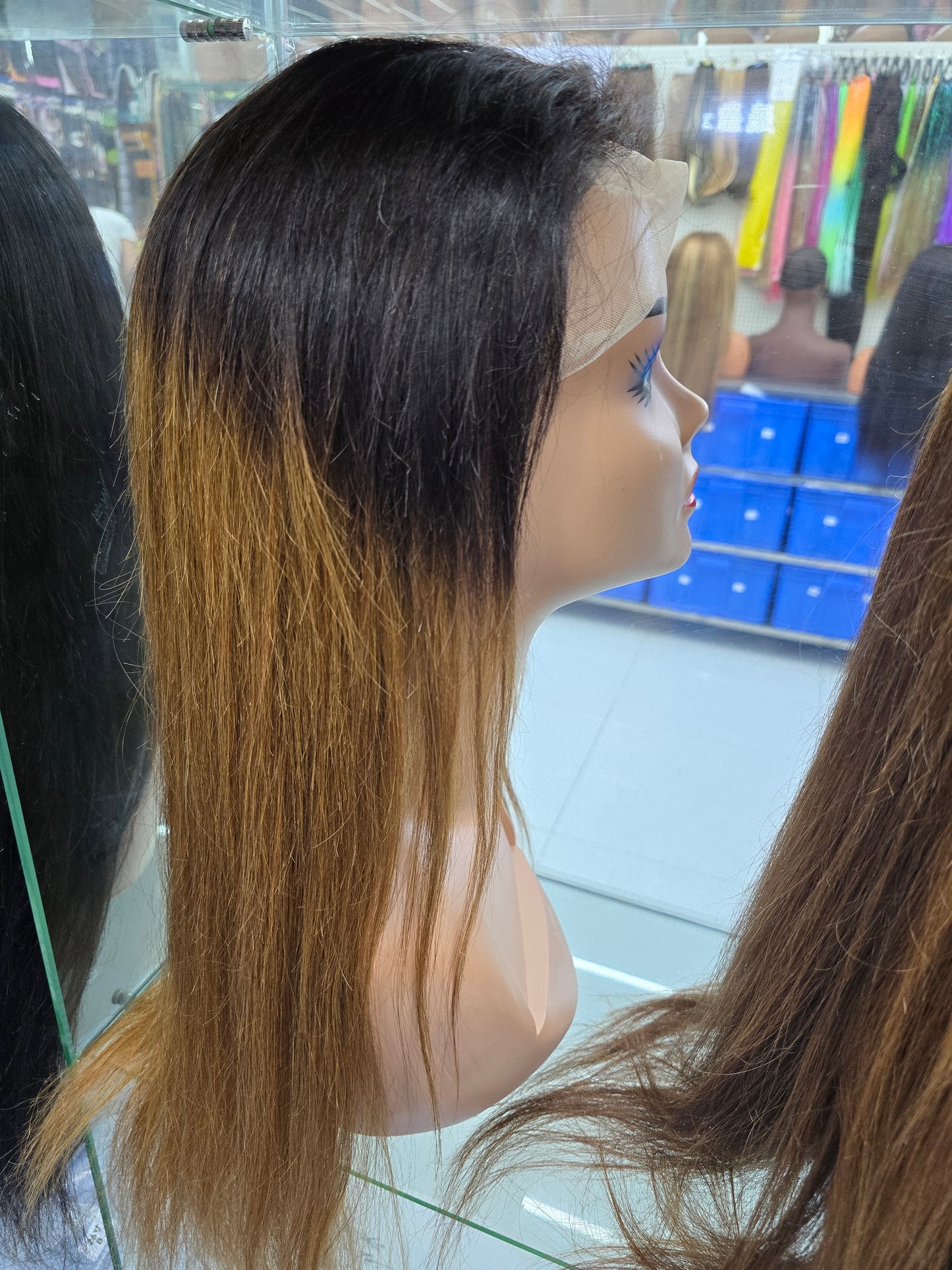 26" Straight human hair wig