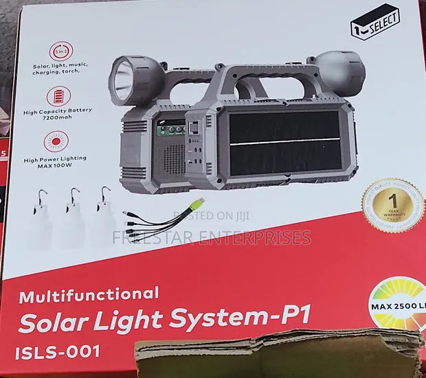 Itel Multifunctional Solar Lighting System With FM & Music ISLS