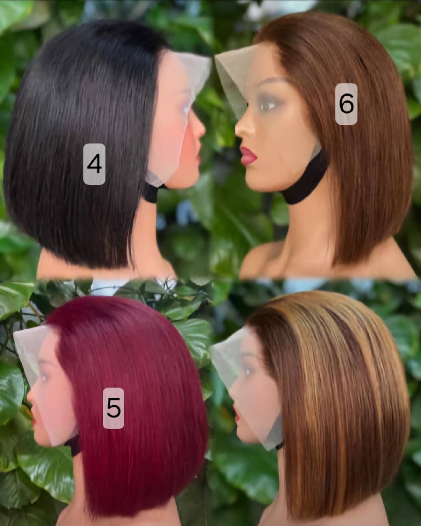 Bob human hair colors