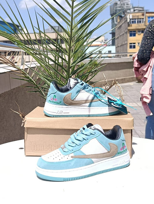 Playstation customized Nike Air Force 1 sneakers